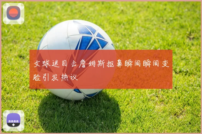 女球迷目击詹姆斯抠鼻瞬间瞬间变脸引发热议